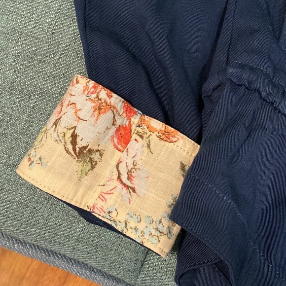 NWT Frye and Co. Lightweight Cropped Navy Blue XS Jacket - Picture 8 of 8